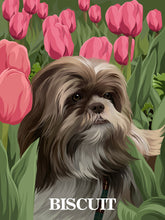 Load image into Gallery viewer, Rose Garden - Custom Pet Canvas