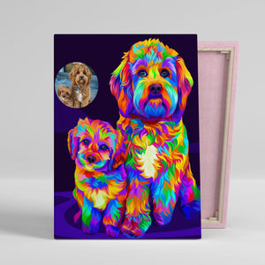 Torq Pop Art - Custom Pet Canvas