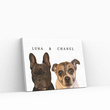 Load image into Gallery viewer, Dual Passport - Custom Pet Canvas