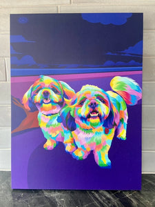 Torq Pop Art - Custom Pet Canvas