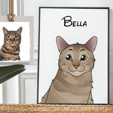 Load image into Gallery viewer, Nostalgic Cartoon - Custom Pet Canvas