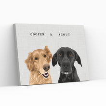 Load image into Gallery viewer, Dual Passport - Custom Pet Canvas
